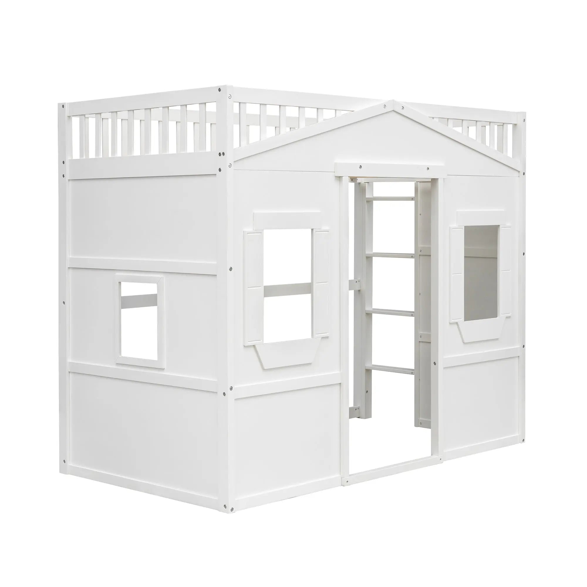 Bellemave® House Loft Bed with Ladder - Bellemave