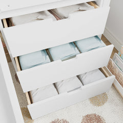 Bellemave® House Low Loft Bed with Slide and Storage Stairs, Twin Loft Bed with Removable Desk, 3 Drawers and Side Bookcase, Wood Loft Beds Frame for Girls, Boys, White - Bellemave