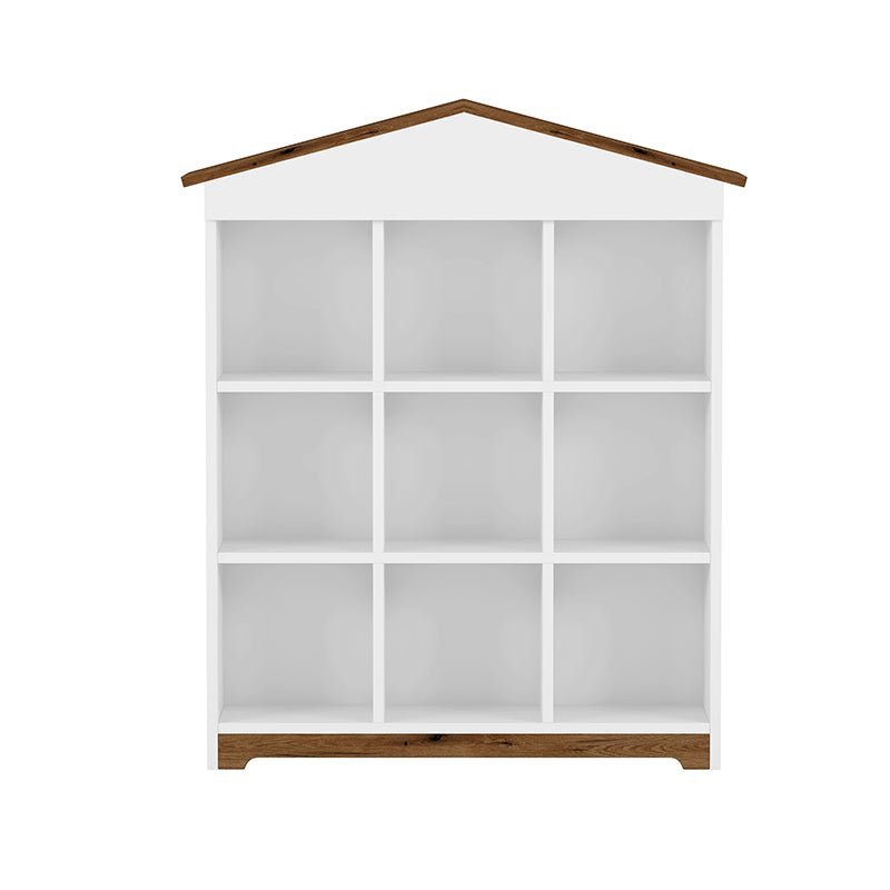 Mini House Shape Rack Bellemave® House-Shaped Storage Rack with Nine Storage Compartments