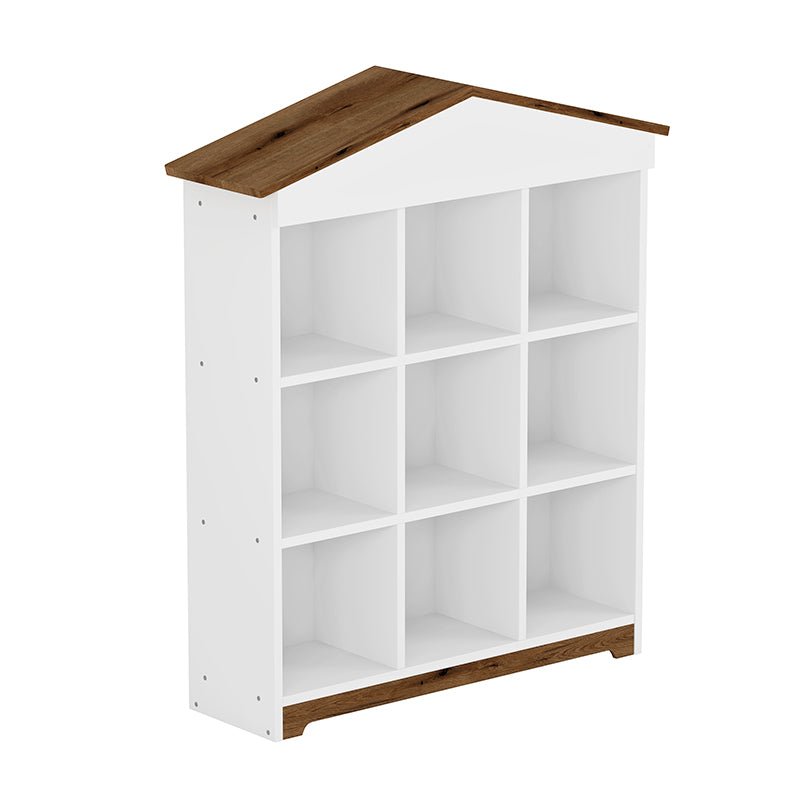 Mini House Shape Rack Bellemave® House-Shaped Storage Rack with Nine Storage Compartments