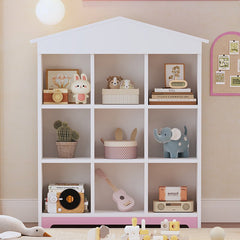 Bellemave® House - Shaped Storage Rack with Nine Storage Compartments - Bellemave