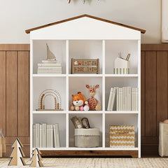 Bellemave® House - Shaped Storage Rack with Nine Storage Compartments - Bellemave