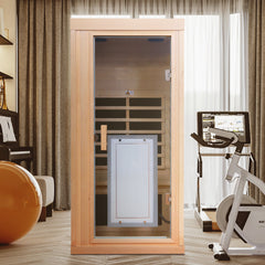 Bellemave® Infrared Sauna with One Person,Standard Indoor Sauna Room - Bellemave