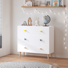 Bellemave® Kids 3 Drawer Dresser, Baby Nightstand for Bedroom - Bellemave