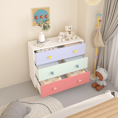 Bellemave® Kids 3 Drawer Dresser, Baby Nightstand for Bedroom - Bellemave