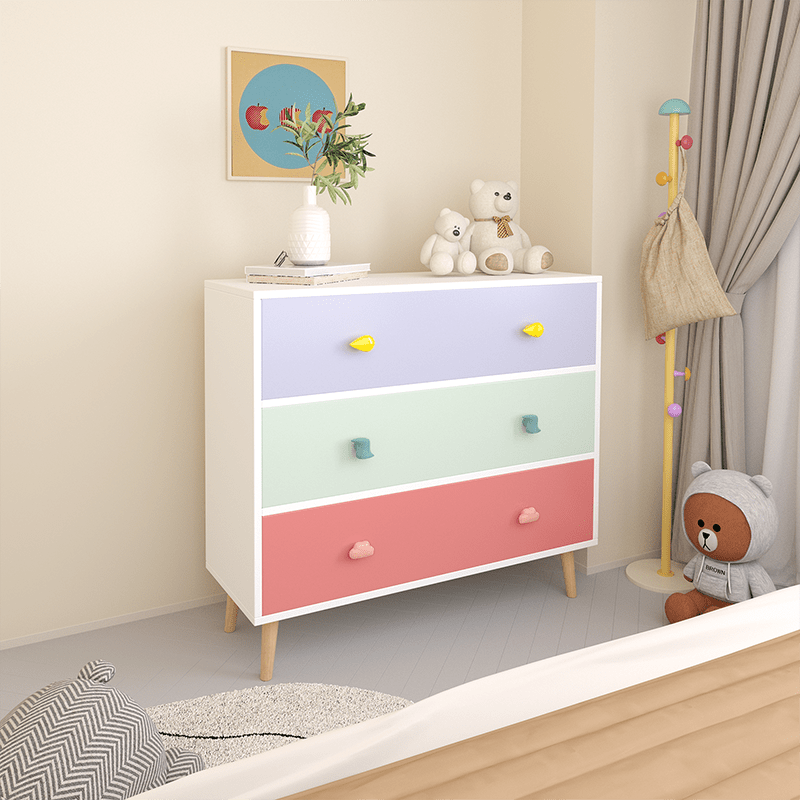 Bellemave® Kids 3 Drawer Dresser, Baby Nightstand for Bedroom - Bellemave