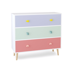 Bellemave® Kids 3 Drawer Dresser, Baby Nightstand for Bedroom - Bellemave