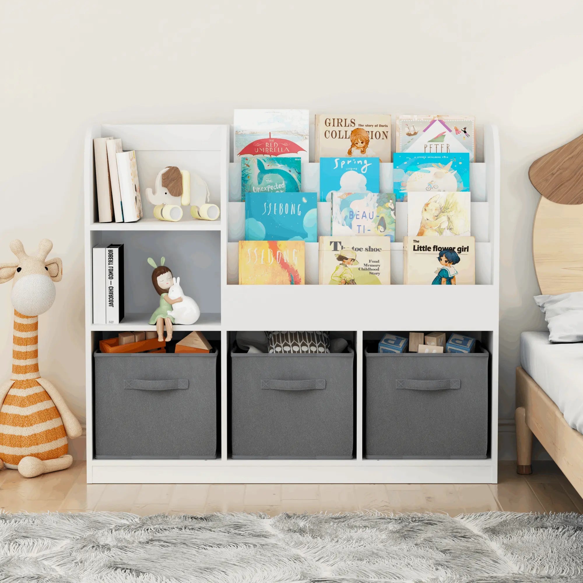 Bellemave® Kids Bookcase and Bookshelf - Bellemave