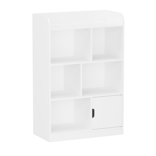 Bellemave® Kids Bookcase with 6 Compartments, Freestanding Shelves and Cube Organizer - Bellemave