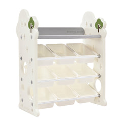 Bellemave® Kids Bookshelf and Toy Storage with HDPE Shelf and Bins - Bellemave