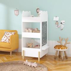 Bellemave® Kids Bookshelf with Chalkboard Side - Bellemave
