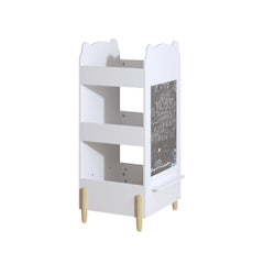 Bellemave® Kids Bookshelf with Chalkboard Side - Bellemave