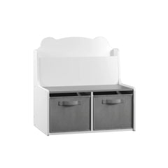 Bellemave® Kids Bookshelf with Storage Bins - Bellemave