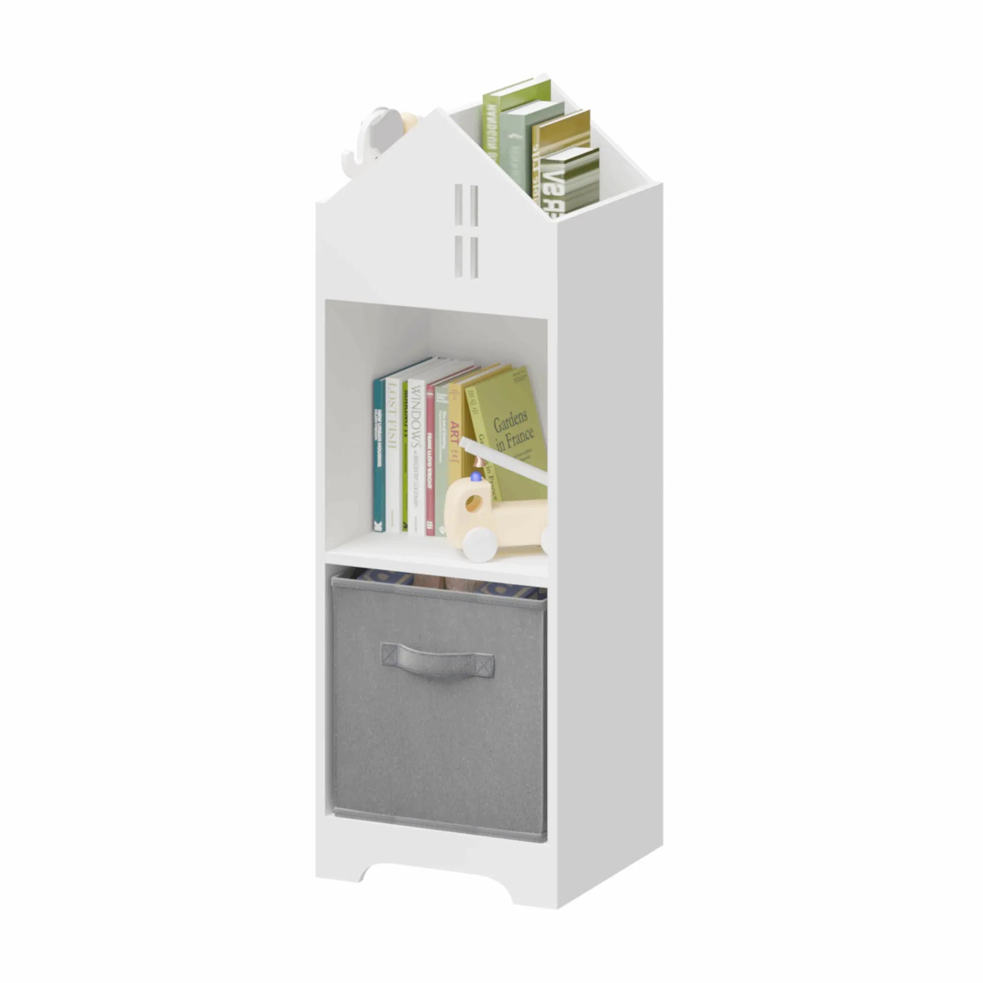 Bellemave® Kids Dollhouse Bookcase with Storage - Bellemave