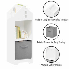 Bellemave® Kids Dollhouse Bookcase with Storage - Bellemave