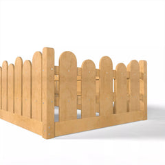 Bellemave® Kids Montessori Floor Bed with Rounded Safety Guardrail,Solid Wood Montessori Bed for Girls & Boys - Bellemave