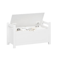 Bellemave® Kids Toy Box Chest with Flip - Top Lid/Safety Hinge - Bellemave