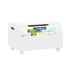 Bellemave® Kids Toy Storage Organizer with Front Bookshelf and Flip - Top Lid, Safety Hinge - Bellemave