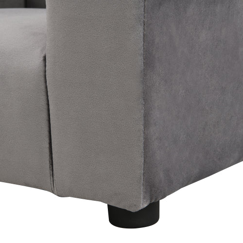 Bellemave® Kids Upholstered Couch with Ottoman - Bellemave