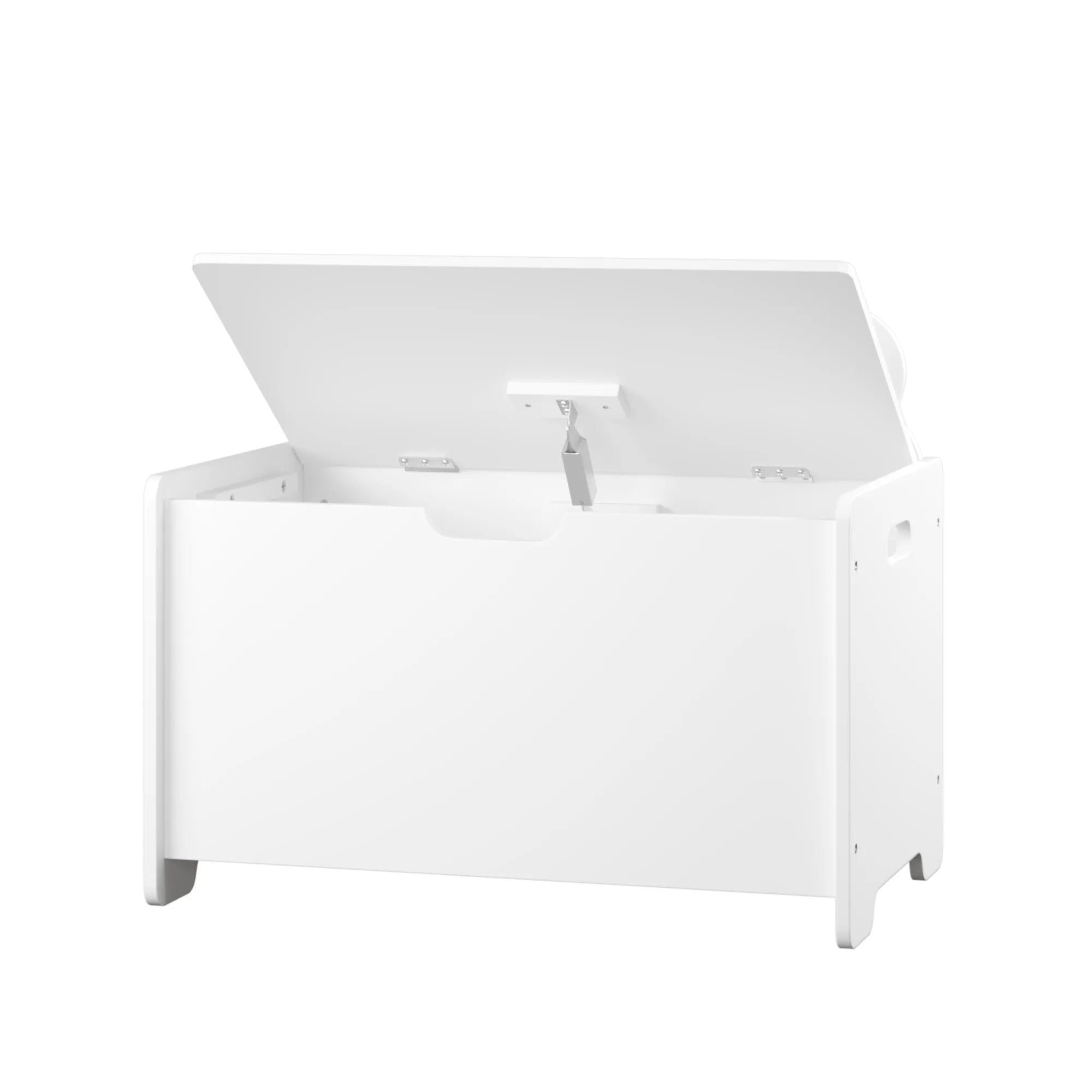 Bellemave® Kids Wooden Organizer Storage Chest with Safety Hinged Lid - Bellemave