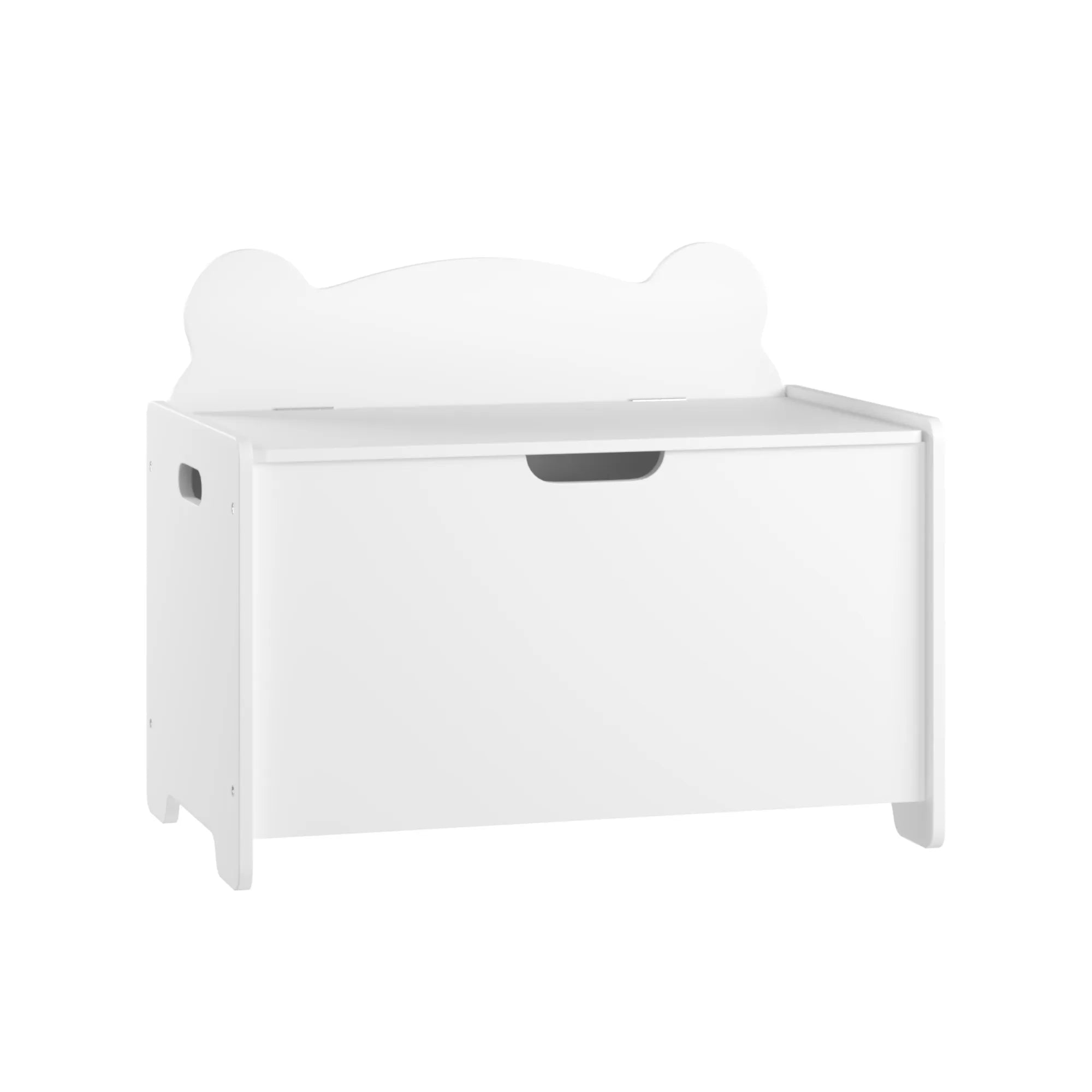 Bellemave® Kids Wooden Organizer Storage Chest with Safety Hinged Lid - Bellemave
