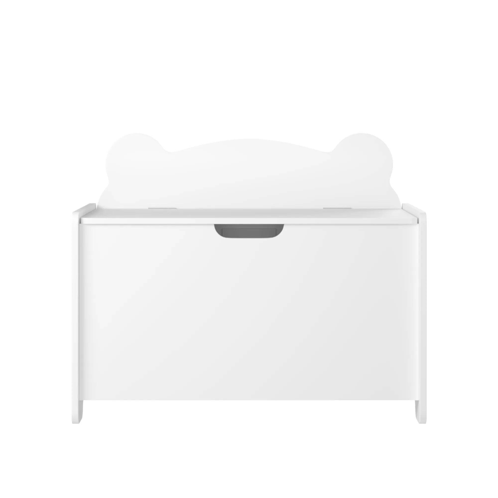 Bellemave® Kids Wooden Organizer Storage Chest with Safety Hinged Lid - Bellemave