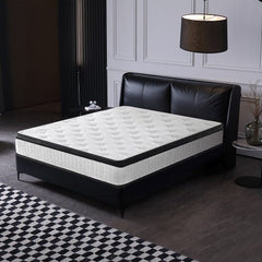 Bellemave® King Size Mattress,12 Inch,Medium Plush Individual Pocket Spring Certipur - US Memory Foam Hybrid Mattress - Bellemave