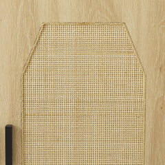 Bellemave® Kitchen Storage Cabinets with Rattan Decorated Doors - Bellemave