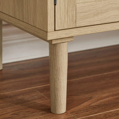 Bellemave® Kitchen Storage Cabinets with Rattan Decorated Doors - Bellemave