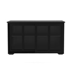 Bellemave® Kitchen Storage Stand Cupboard With Glass Door - Bellemave