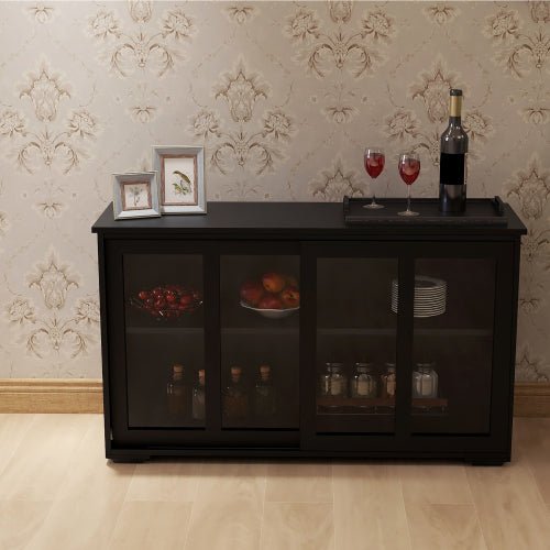 Bellemave® Kitchen Storage Stand Cupboard with Glass Door - Bellemave