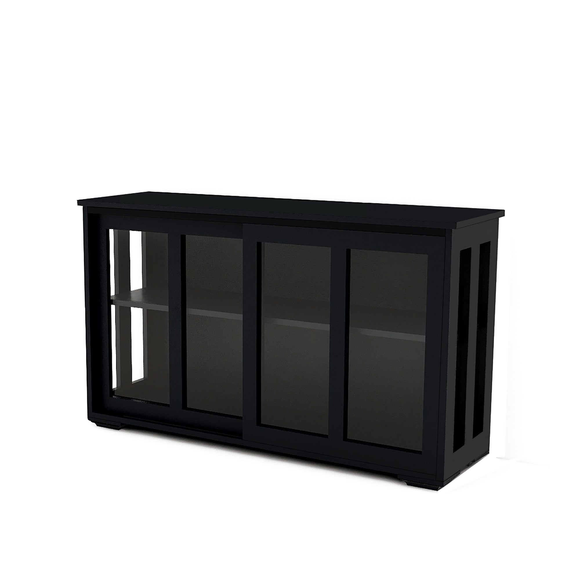 Bellemave® Kitchen Storage Stand Cupboard With Glass Door - Bellemave
