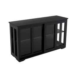Bellemave® Kitchen Storage Stand Cupboard With Glass Door - Bellemave