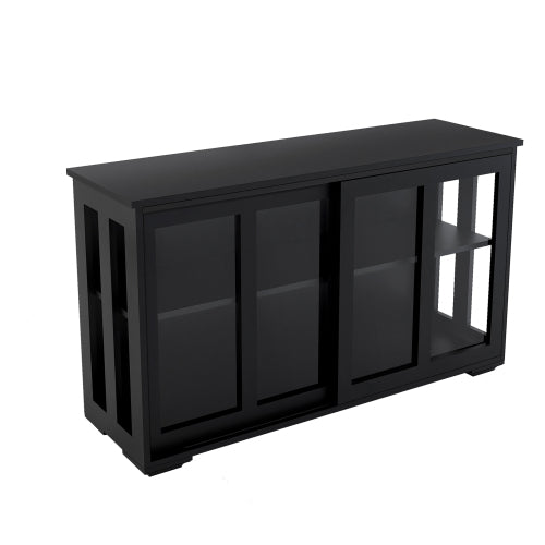 Bellemave® Kitchen Storage Stand Cupboard with Glass Door - Bellemave