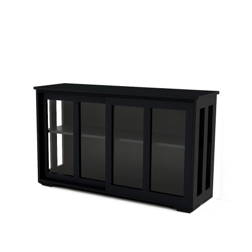 Bellemave® Kitchen Storage Stand Cupboard with Glass Door - Bellemave