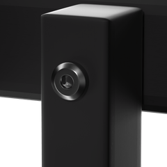 Bellemave® L - Shaped Bunk Bed, Metal Low Profile Bunkbeds with Full - Length Guardrail, Slide and Ladder, No Boxing Spring Needed, Black - Bellemave