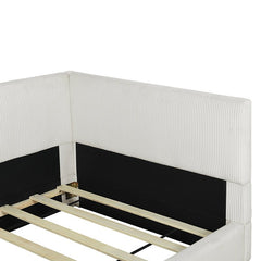 Bellemave® L - Shaped Corduroy Daybed Upholstered Daybed - Bellemave