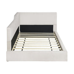 Bellemave® L - Shaped Corduroy Daybed Upholstered Daybed - Bellemave