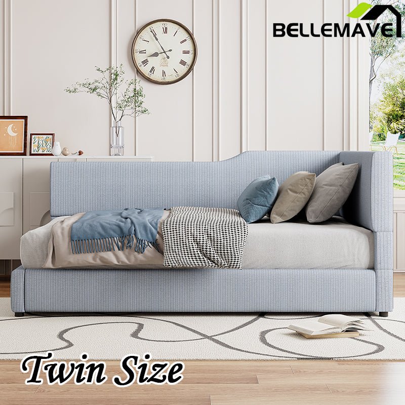 Bellemave® L - Shaped Corduroy Daybed Upholstered Daybed - Bellemave