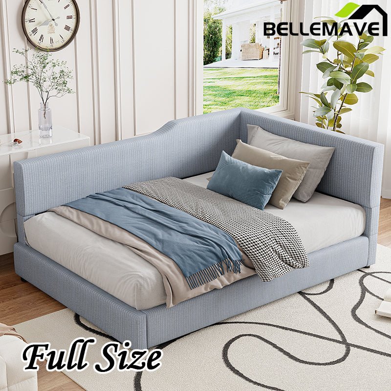 Bellemave® L - Shaped Corduroy Daybed Upholstered Daybed - Bellemave