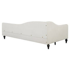 Bellemave® L - Shaped Linen Daybed,with Solid Wood Legs - Bellemave