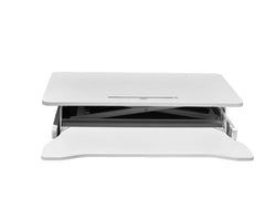 Bellemave® Laptop Stand for Bed Tilting Overbed Table with Wheels, Height Adjustable Tray Bedside Table for Laptop Bed Sofa, WALNUT - Bellemave