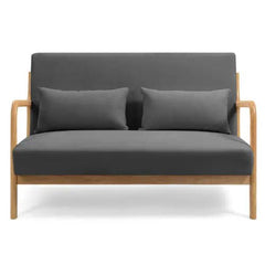 Bellemave® Leisure Chair with Solid Wood Armrest and Feet - Bellemave