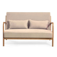 Bellemave® Leisure Chair with Solid Wood Armrest and Feet - Bellemave