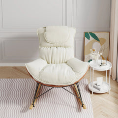 Bellemave® Leisure Sofa Single Rocking Chair Comfortable and Breathable,Detachable and Washable Seat Cushion - Bellemave
