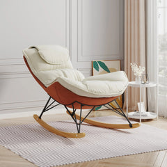 Bellemave® Leisure Sofa Single Rocking Chair Comfortable and Breathable,Detachable and Washable Seat Cushion - Bellemave