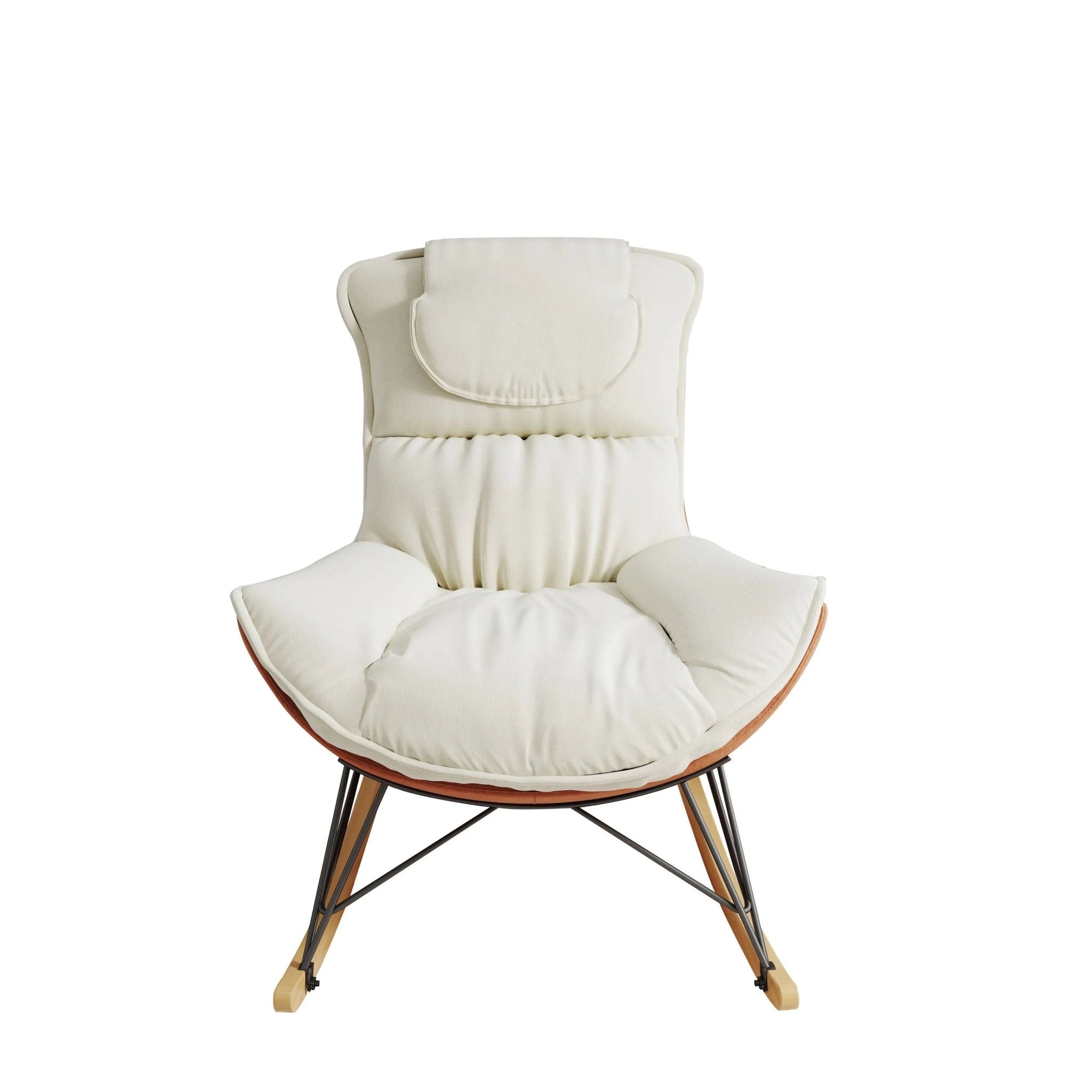Bellemave® Leisure Sofa Single Rocking Chair Comfortable and Breathable,Detachable and Washable Seat Cushion - Bellemave