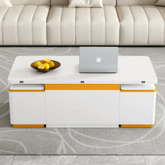Bellemave® Lift - Top Coffee Table with 4 Storage Stools - Bellemave