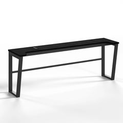 Bellemave® Loft Bed with Movable Desk, Storage Stairs & Shelves, Metal Bed with LED Lights, USB Ports, Multifunctional Iron Nets for Adults, Kids, Teens - Bellemave