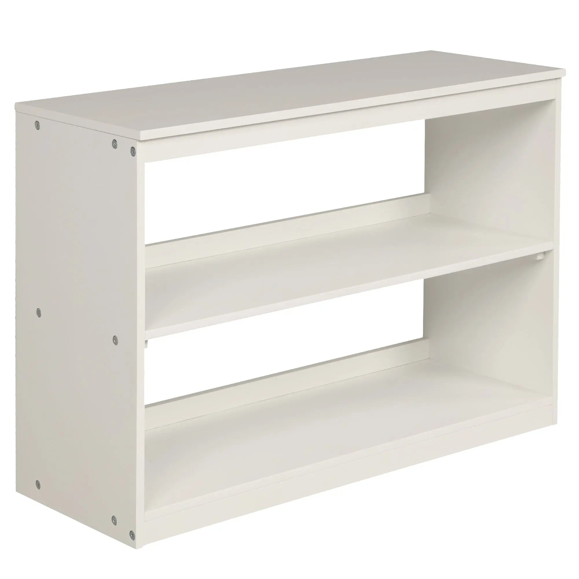 Bellemave® Low Loft Bed with Cabinet and Rolling Portable Desk - Bellemave